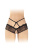 Трусики с доступом Fashion Secret Celia, One Size черные
