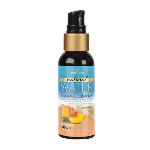 Sensuva Natural Water-Based Peach - Смазка на водной основе, без глицерина и парабенов, 57 мл