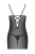 Passion - Lovelia Chemise - Сорочка с вырезами, S/M (чёрная) Passion - Lovelia Chemise - Сорочка с вырезами, S/M (чёрная)