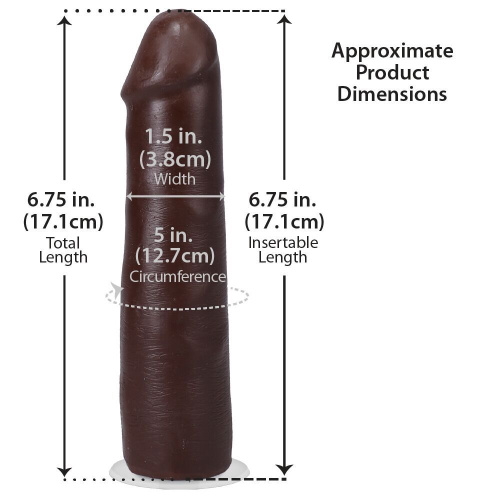 Фалоімітатор Doc Johnson The Realistic Cock ULTRASKYN 7 Inch, 17,1 см - купити в Україні | Секс шоп SEX-SHOP.ua