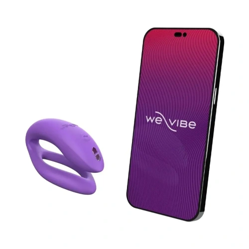 Вибратор для пар со смарт управлением We-Vibe Sync O + Лубрикант 50 мл