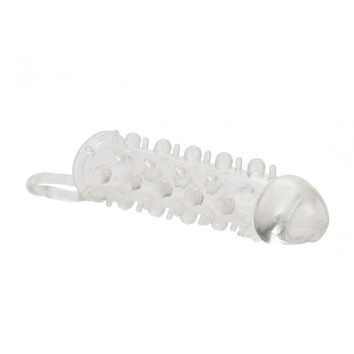 CalExotics Stud Extender - удлиняющая рельефная насадка, +2.5 см (прозрачный)