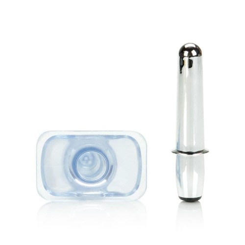 CalExotic High Intensity Probe - Анальная пробка с вибрацией, 9,5х2,5 см (голубой)