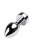Silver anal plug TOYFA Metal - серебристая анальная пробка с кристалом, 8.2х3.8 см (прозрачный) Silver anal plug TOYFA Metal - серебристая анальная пробка с кристалом, 8.2х3.8 см (прозрачный)