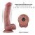 Реалистичный вибратор LoveToy Vibrating Dual Density Power Cock, 23 см