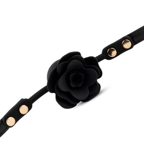 Кляп шарик B-Series Black Rose Ball Gag