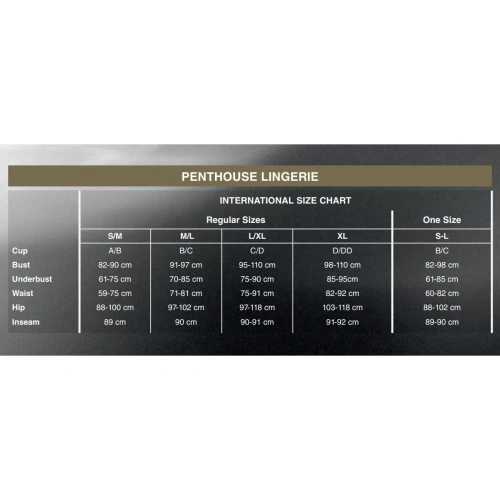 Penthouse - Eye-Catcher Black - Міні-сукня з краплеподібним декольте, S/L - купити в Києві, Україні