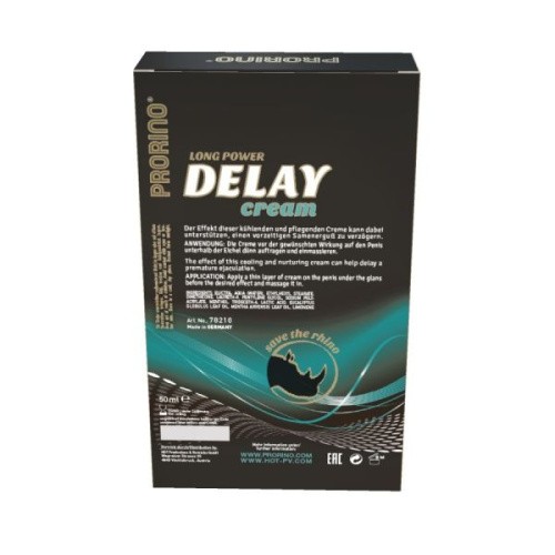Prorino Ero Long Power Delay - Пролонгирующий крем, 50 мл