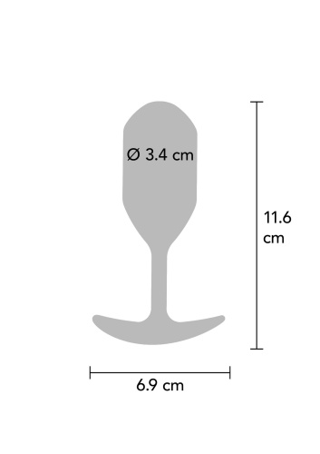 Анальна пробка ToyJoy Weighted Plug, 11.6 см - купити в Києві, Україні