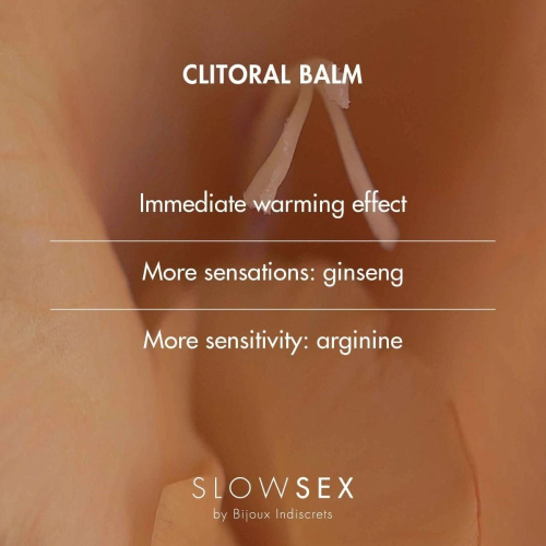 Slow Sex Clitoral Balm сашет возбуждающий бальзам для клитора, 2 мл