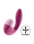 Satisfyer Supernova - Вибратор с вакуумно-волновым стимулятором клитора, 16.9х3.7 см (малиновый)