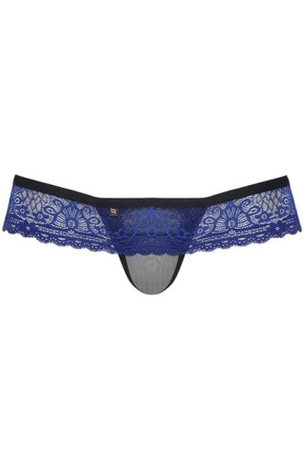 Obsessive 850-THO-6 - стринги с кружевом, S/M (синий)