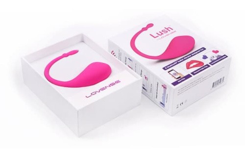 Виброяйцо со смарт-приложением и подключением к вебкам-чатам - Lovense Lush Bullet Vibrator, 18х3,4 см