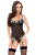 Бюстье с подвязками для чулок и стринги Fantasy Lingerie (S/M) Бюстье с подвязками для чулок и стринги Fantasy Lingerie (S/M)