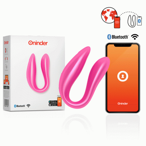 Вібратор для пар зі смарт управлінням Oninder Doble Pleasure - купити в Україні | Секс шоп SEX-SHOP.ua
