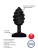 Gvibe Gplug Twist - Уникальная витая анальная пробка, 8.5х3.9 см (черный) Gvibe Gplug Twist - Уникальная витая анальная пробка, 8.5х3.9 см (черный)