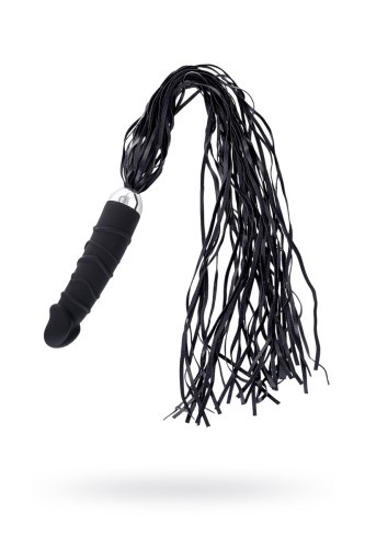 Toyfa - xBlack & Red, Vibrator, 6 vibration modes - Вибратор с плетью, 16х3.5 см (чёрный)