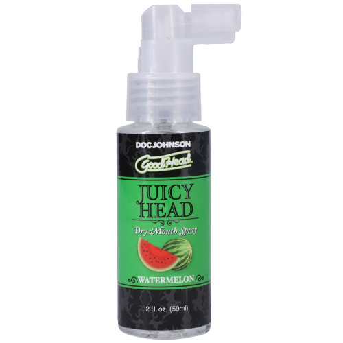 Doc Johnson Goodhead Juicy Head Dry Mouth Spray спрей від сухості у роті для орального сексу зі смаком кавуна, 59 мл - купити в Києві, Україні