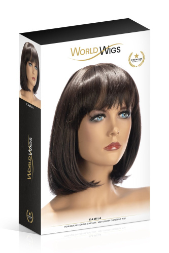 World Wigs Camila Mid Length Chestnut - Перука (каштан) - купити в Києві, Україні