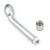LoveToy G Spot vibrator Silver - Вибратор для точки G, 21х3.5 см