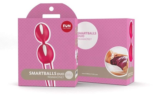 Fun Factory Smartballs Duo вагинальные шарики, 9.5х3.6 см (фиолетовый)