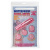 Pipedream Waterproof Mini Mite - Вибратор с разными насадками, 9.5х2.4 см (розовый)