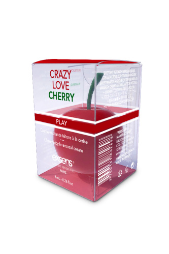 EXSENS Crazy Love Cherry - Возбуждающий крем для сосков, съедобный, 8 мл (вишня)