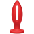 Doc Johnson Kink Lube Luge Premium Silicone Plug 6" - силиконовая анальная пробка, 14х5 см (красный) Doc Johnson Kink Lube Luge Premium Silicone Plug 6" - силиконовая анальная пробка, 14х5 см (красный)