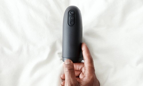 Womanizer Arcwave Ion Powerful Air Wave Masturbator + Лубрикант 50 мл - первый мастурбатор с техникой Pleasure Air, 15.3х3.3 см