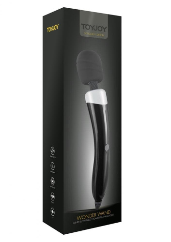 Toy Joy Wonder Wand Massager - Вибромассажер, 30 см (черный)