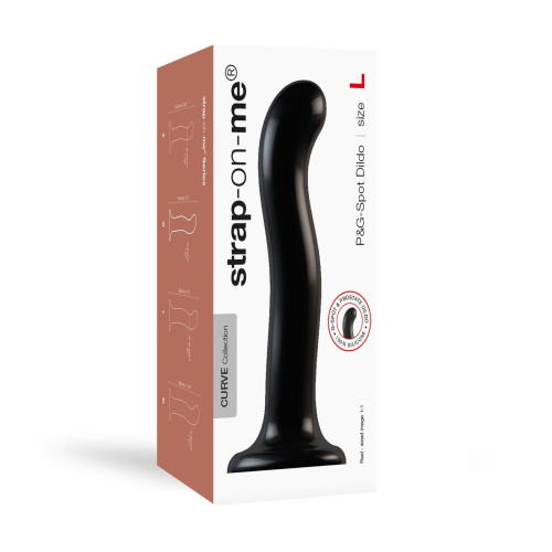 Насадка для страпона Strap-On-Me P&G-Spot Dildo, 19х3.5 см размер L