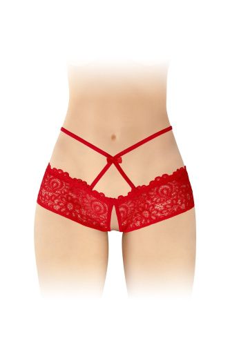 Трусики с открытым доступом Fashion Secret Celia, One Size красные