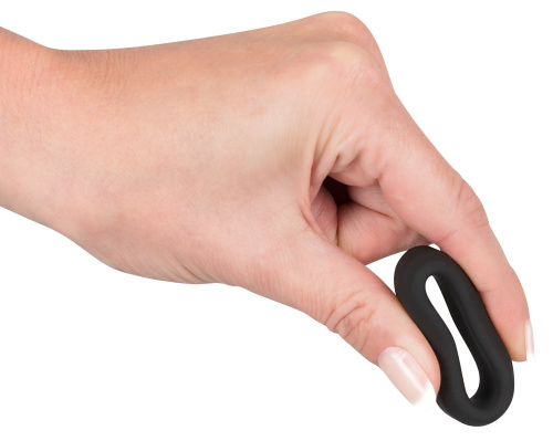 Black Velvets Cock Ring - Ерекційне кільце, 2,6 см (чорний) - купити в Києві, Україні