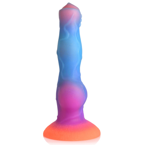 Фаллоимитатор собачий член Creature Cocks Space Cock Glow-in-the-Dark Alien Dilldo, 21.6х6.6 см