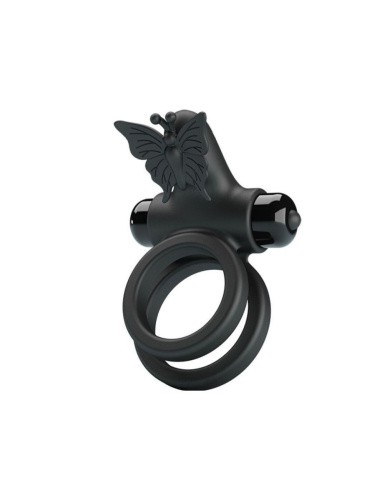 Pretty Love - Vibrating Dual Rings - Ерекційне вібро кільце, 3.2-3.8 см - купити в Києві, Україні