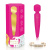 Rianne S Bella Mini Wand Rose вибромассажер 10 режимов, 19х4 см (ярко розовый) Rianne S Bella Mini Wand Rose вибромассажер 10 режимов, 19х4 см (ярко розовый)