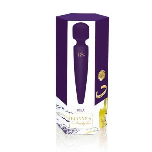 Rianne S Bella Mini Wand Purple вібромасажер 10 режимів, 19х4 см (фіолетовий) - купити в Києві, Україні