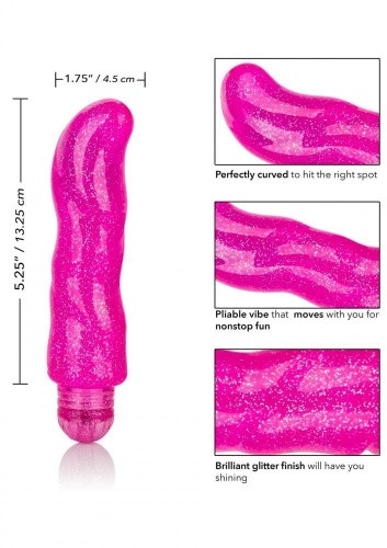 CalExotics Sparkle G Dazzle - вибратор для точки G, 13.25х4.5 см