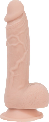 Addiction Mark 7.5" Dildo With Balls силиконовый фаллоимитатор с мошонкой и присоской, 19х3.8 см