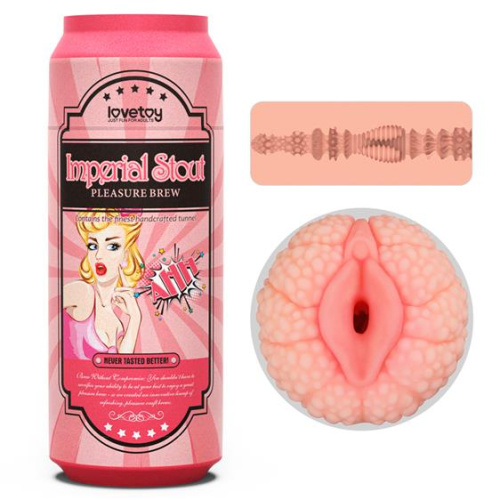 Мастурбатор вагина LoveToy Pleasure Brew-Imperial Stout Masturbator