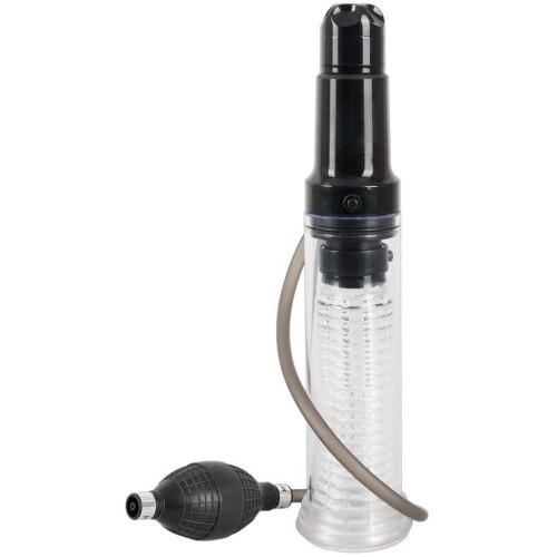Orion Vibrating Multi Pump & Masturbator - Помпа для члена з вібрацією, 17.2х6 см - купити в Києві, Україні