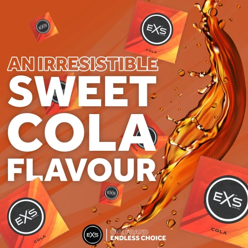 Ароматизированный презерватив - EXS Cola Flavour Condom, 1 шт