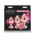 Набор анальных пробок NS Novelties Rear Assets - Trainer Kit - Rose Gold