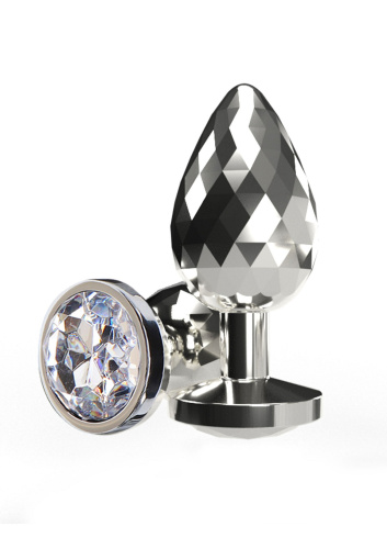 Металева анальна пробка Toy Joy Disco Diamond Plug – розмір S - купити в Києві, Україні