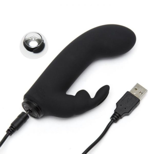 Fifty Shades of Grey Greedy Girl Mini Rabbit - мини вибратор-кролик, 13.9х3.2 см