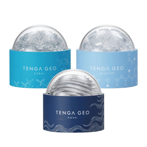 Мастурбатор Tenga Geo Aqua Clear - купити в Україні | Секс шоп SEX-SHOP.ua