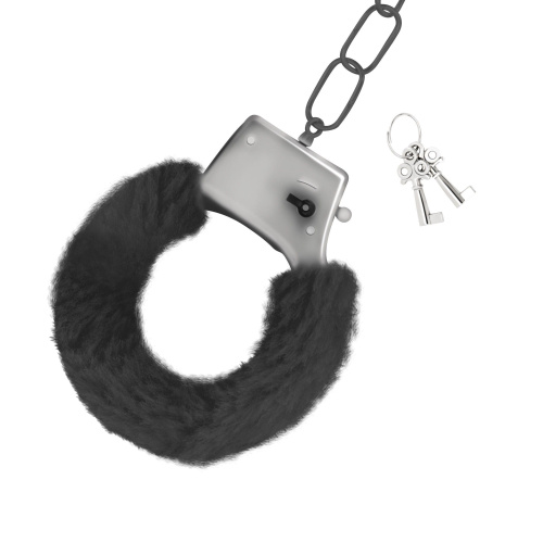 Наручники металические с мехом Love Cuffs Crushious