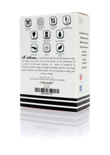 Стимулятор клитора с язычком B-Series Magic Rechargeable Licking Stimulator