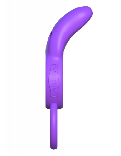 Pipedream Twin Teazer Rabbit Ring - двойное виброкольцо, 10х3.2 см (фиолетовый)