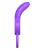 Pipedream Twin Teazer Rabbit Ring - двойное виброкольцо, 10х3.2 см (фиолетовый)